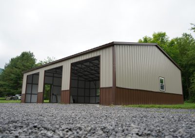 large 3 car metal garages in oak ridge and knoxville tn