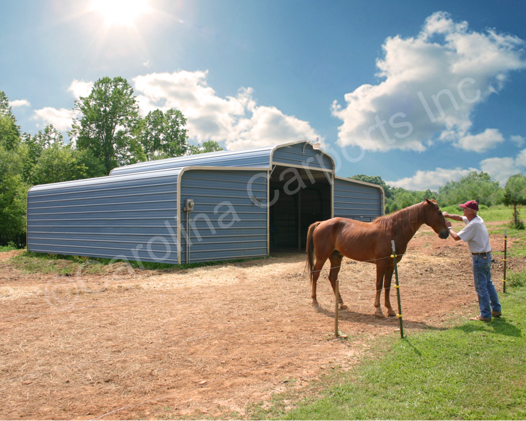 metal horse barn in oak ridge and knoxville tn